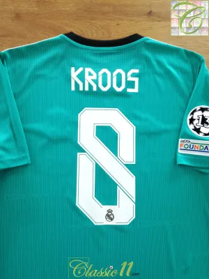 2021/22 Real Madrid 3rd Champions League Football Shirt Kroos #8 (M)