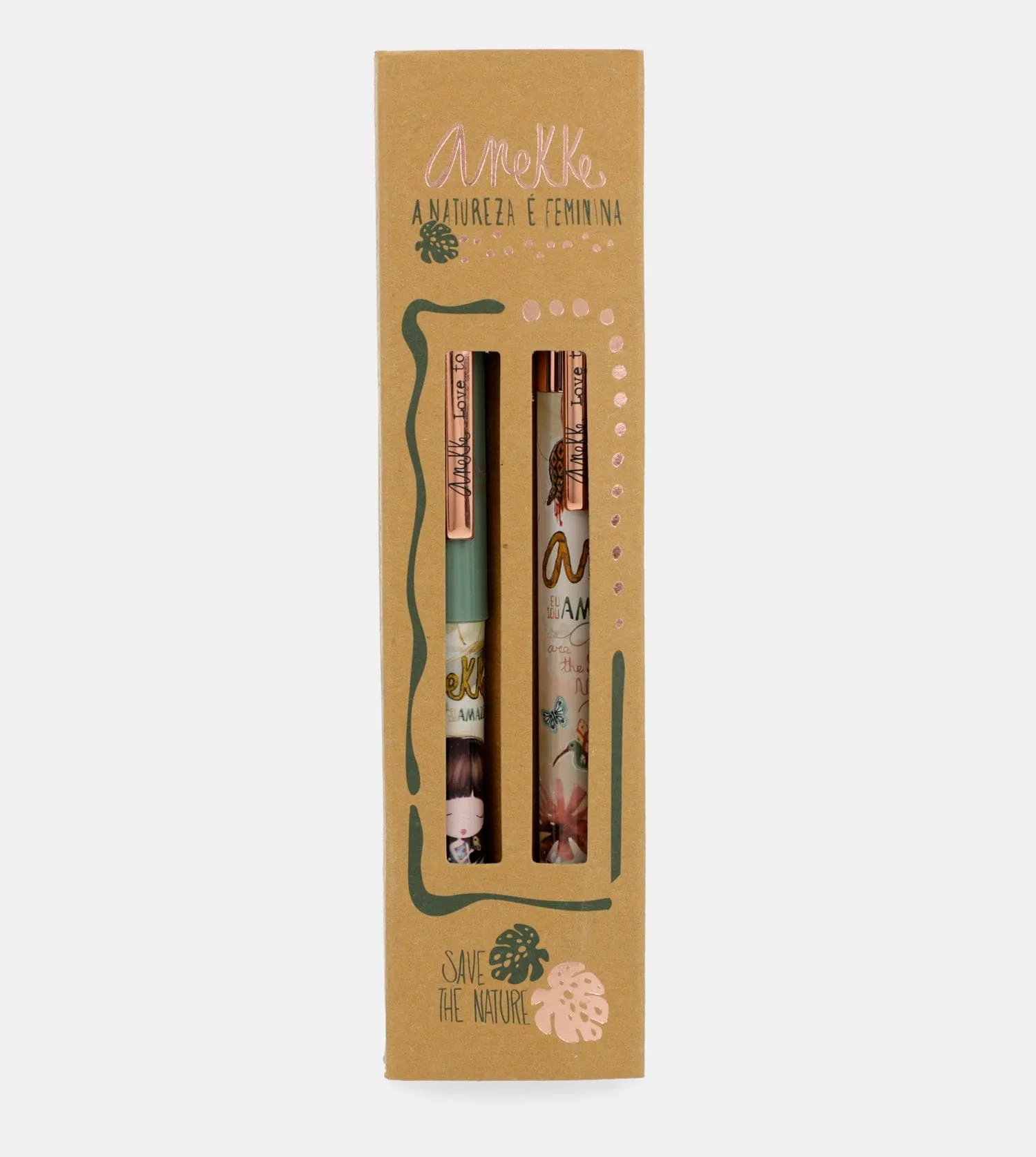 Amazonia ballpoint pen plus mechanical pencil set