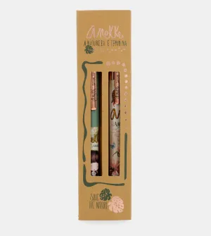 Amazonia ballpoint pen plus mechanical pencil set