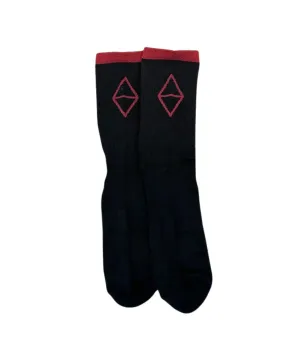 BAD KARMA CLASSIC CREW BLACK | CALCETINES ALTURA MEDIA NEGROS