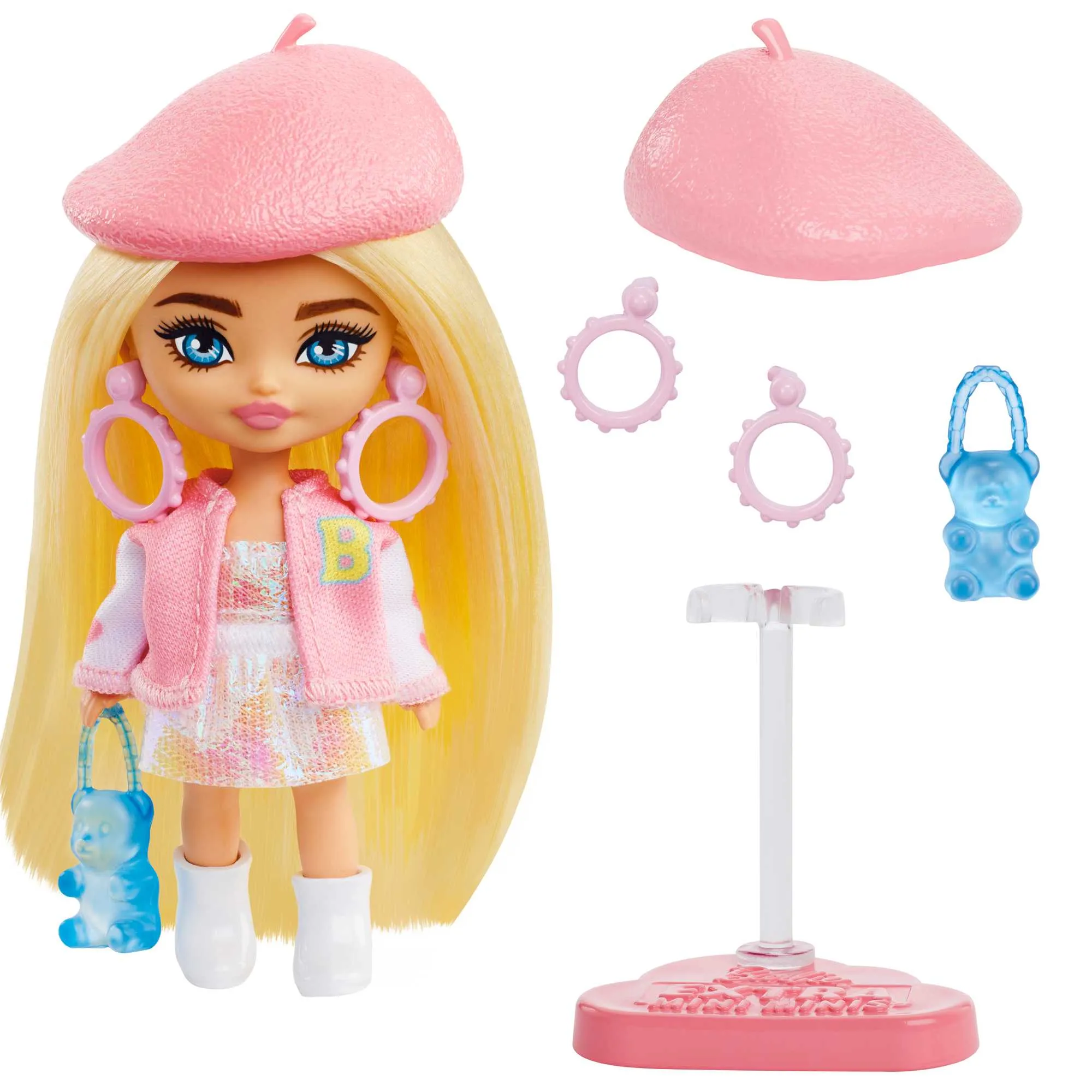 Barbie Extra Mini Minis Muñeca Chamarra Universitaria