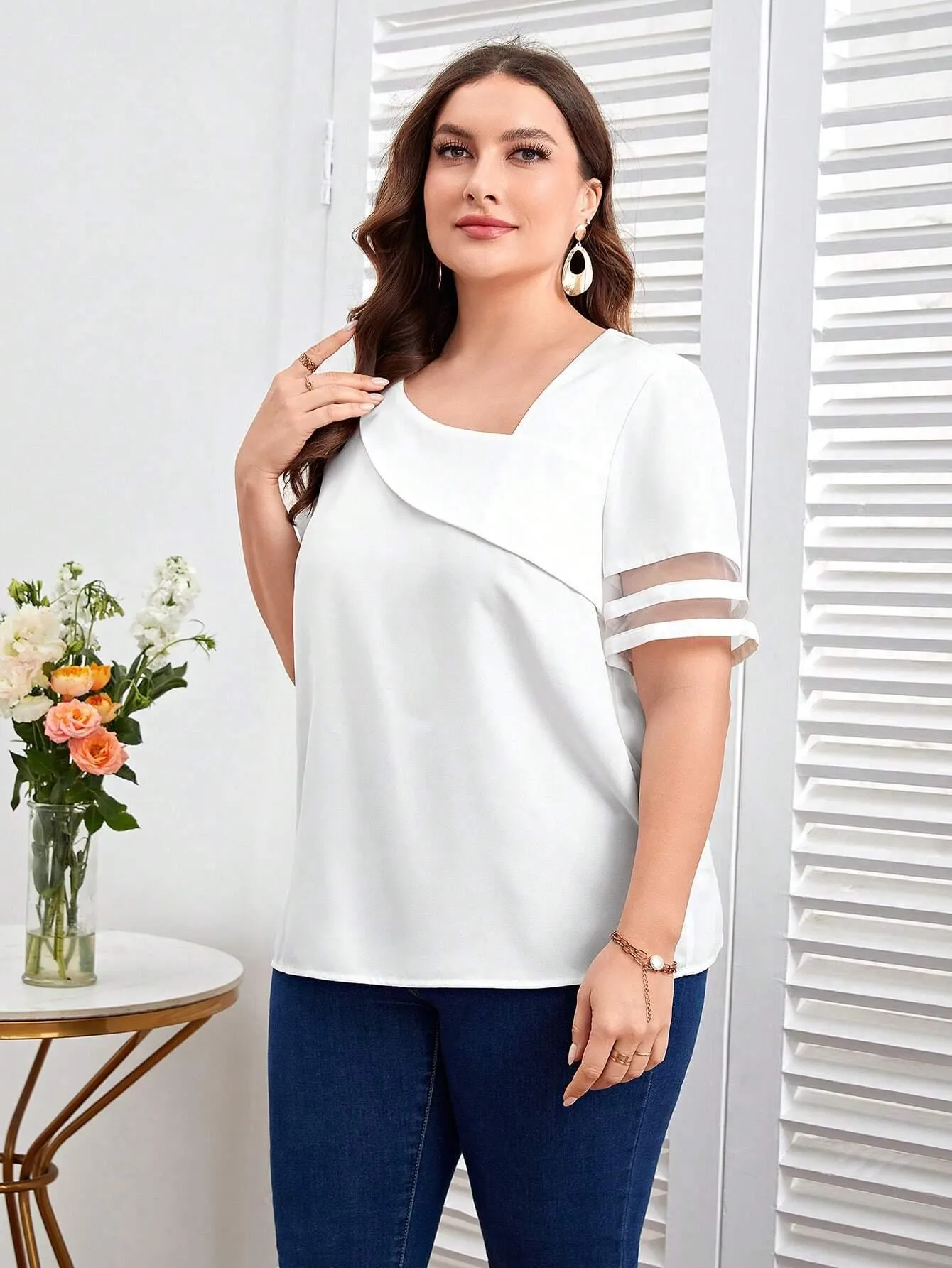 Blusa Feminina De Manga - Kaitlyn