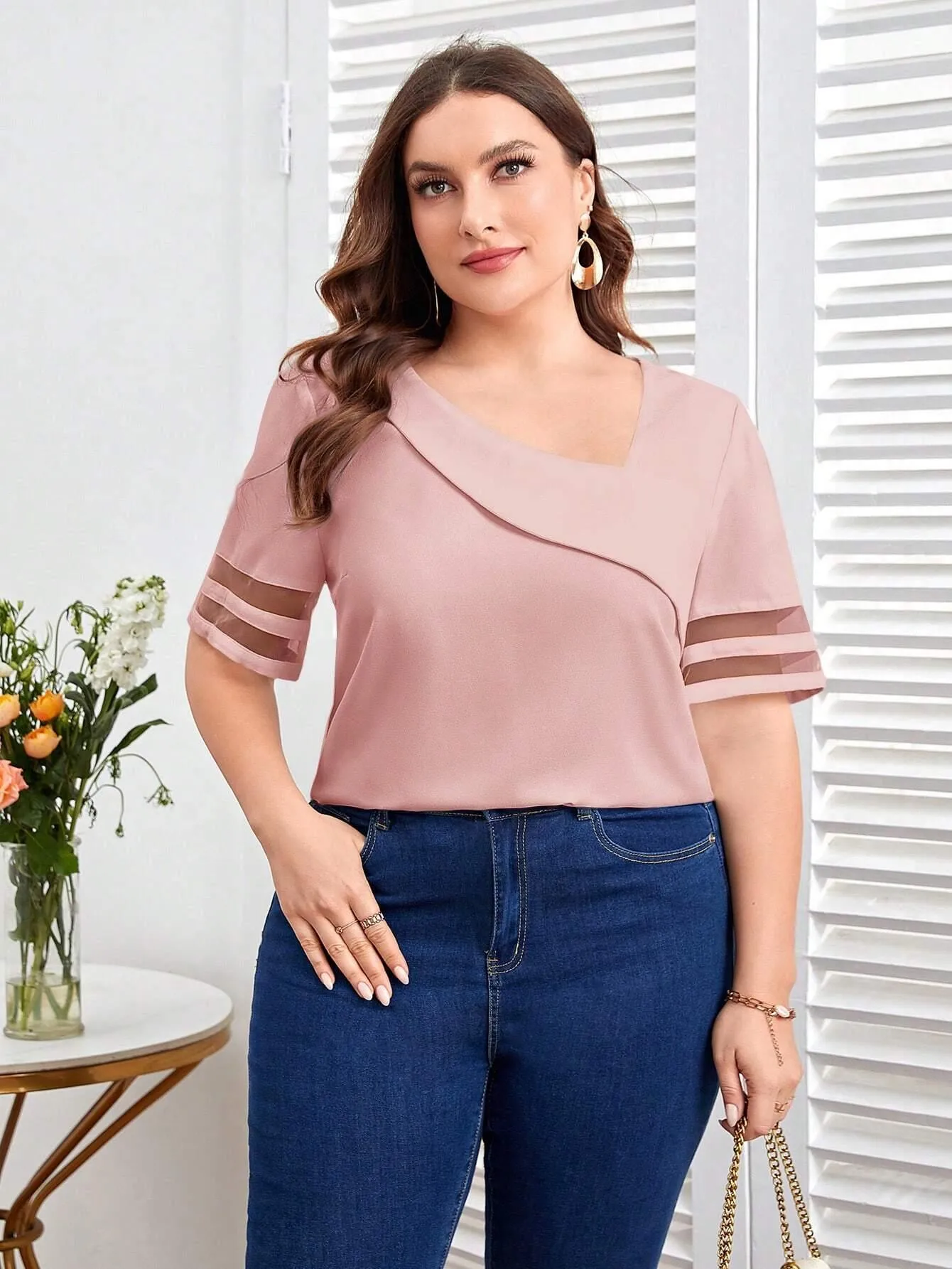 Blusa Feminina De Manga - Kaitlyn