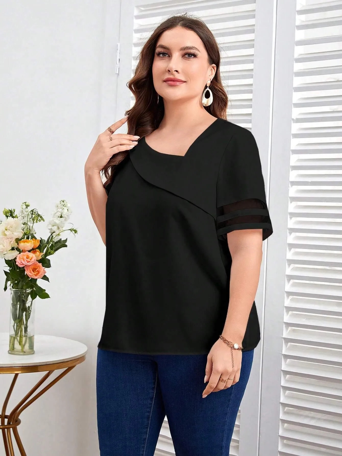 Blusa Feminina De Manga - Kaitlyn
