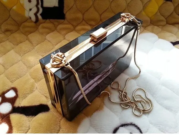 Bolsa Clutch de Acrílico