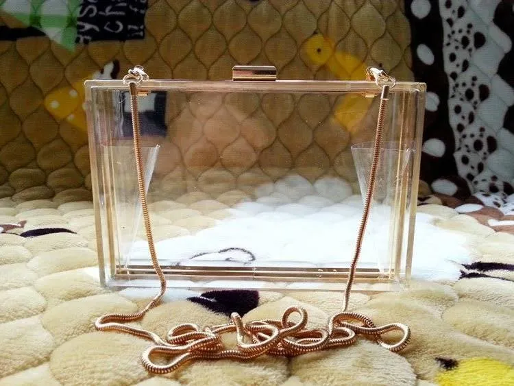 Bolsa Clutch de Acrílico