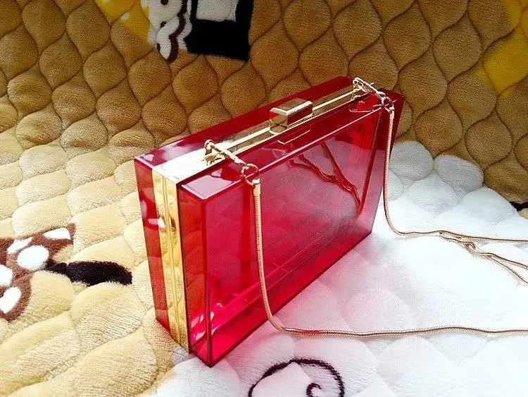 Bolsa Clutch de Acrílico
