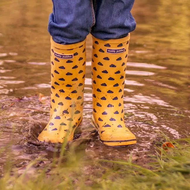 Botas de agua unisex nubes (número 22)