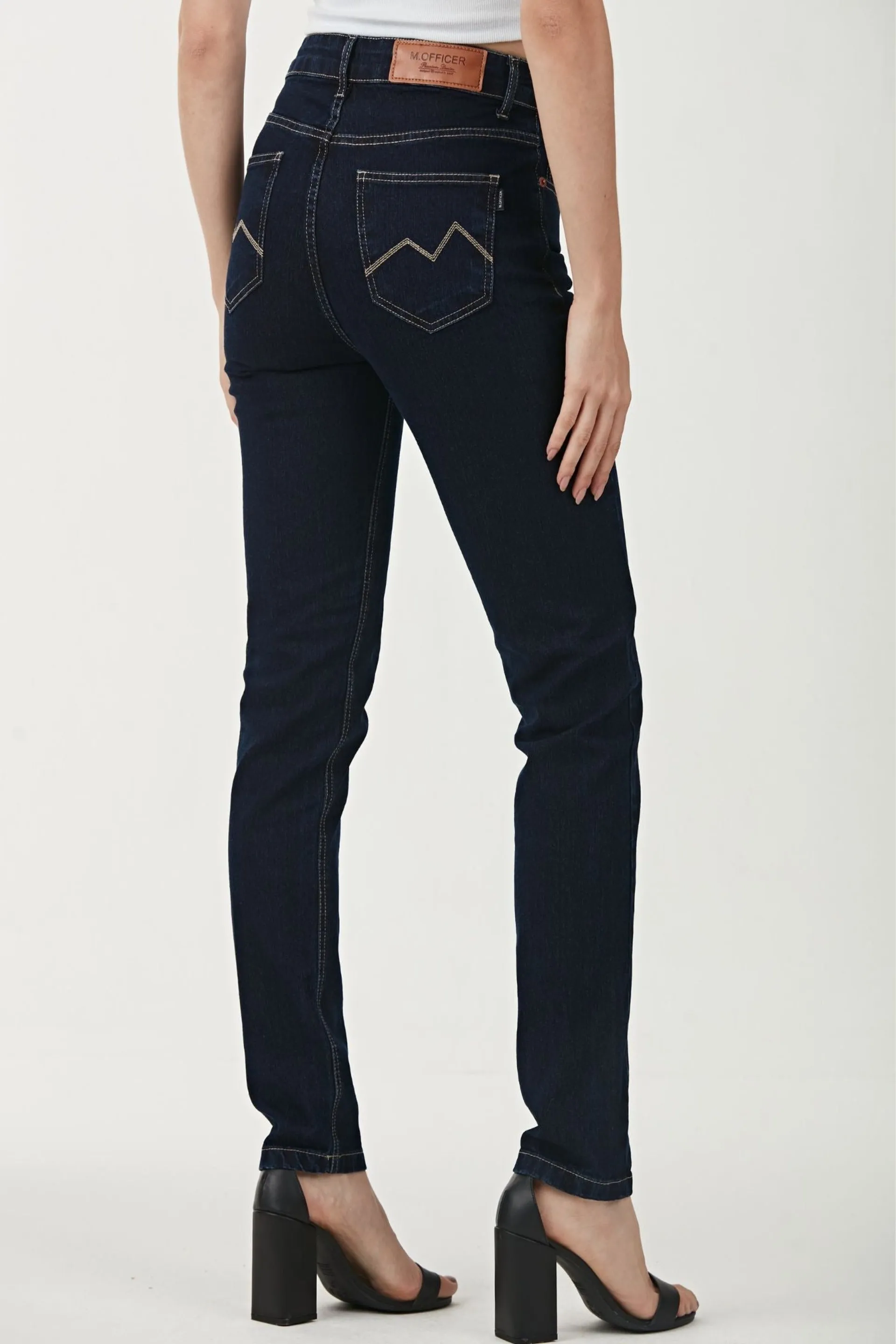 CALÇA JEANS SUPER SKINNY C4 DARK BLUE
