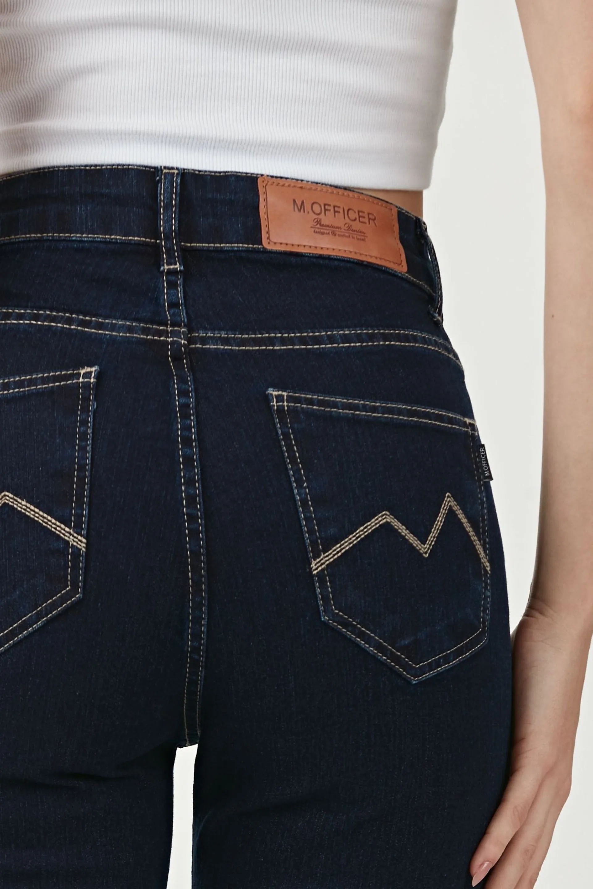 CALÇA JEANS SUPER SKINNY C4 DARK BLUE