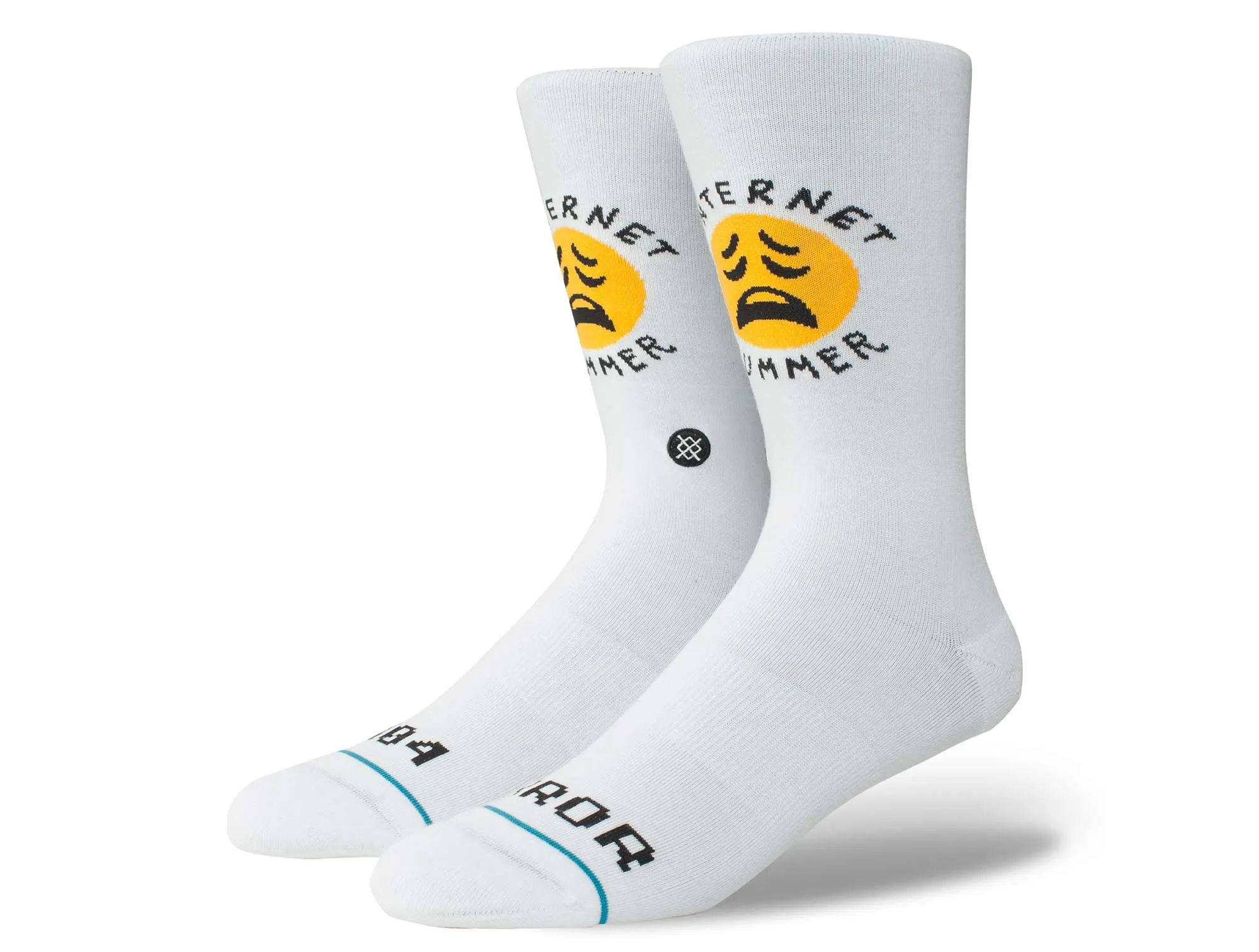 CALCETA STANCE BUMMER HOMBRE BLANCO