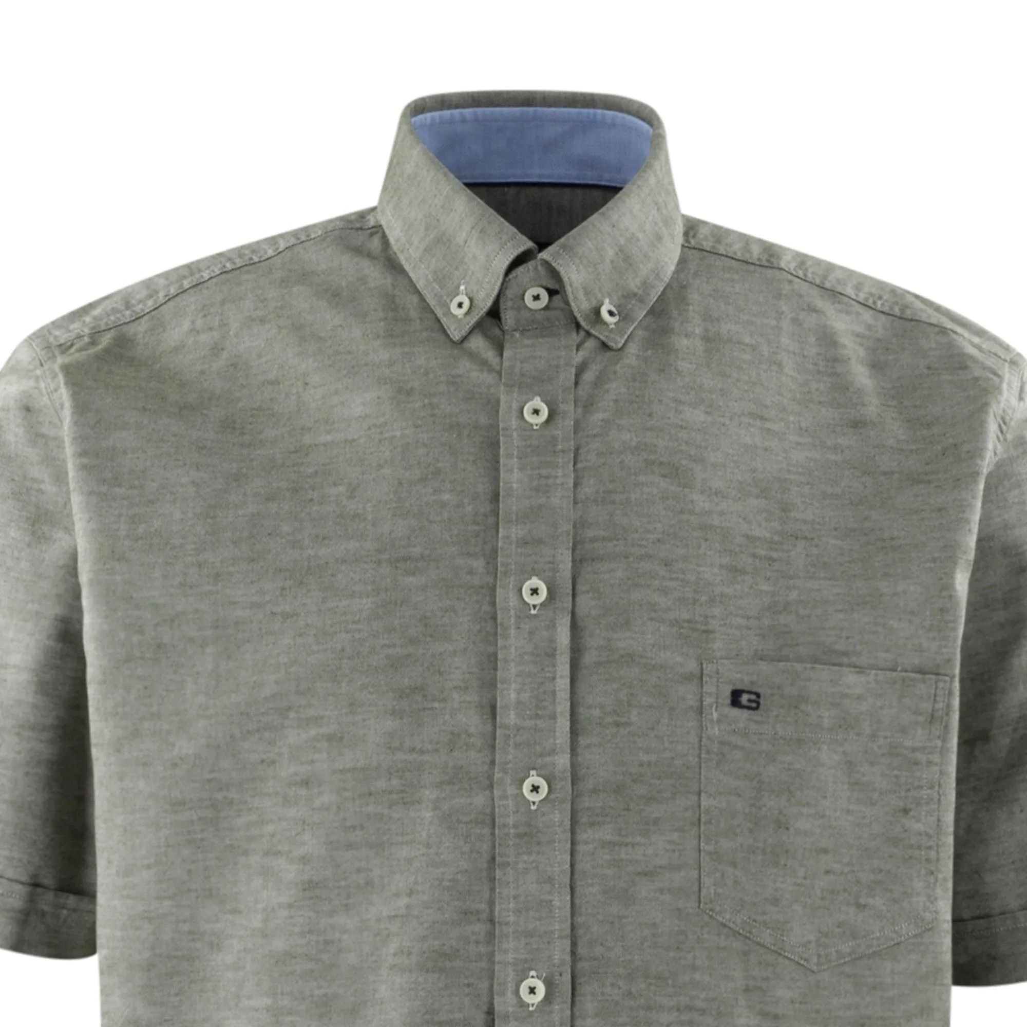 Camisa lisa manga corta 416001