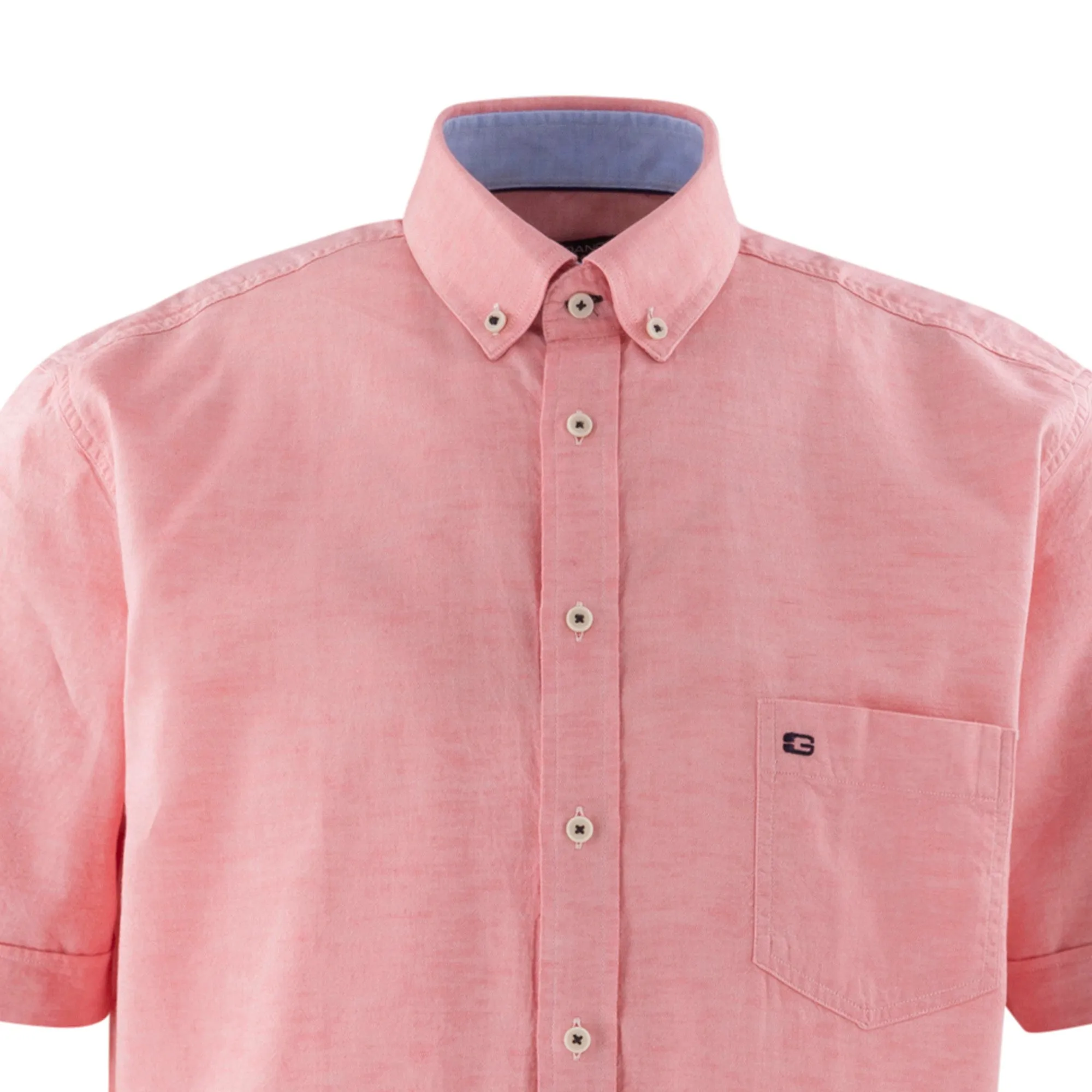 Camisa lisa manga corta 416001