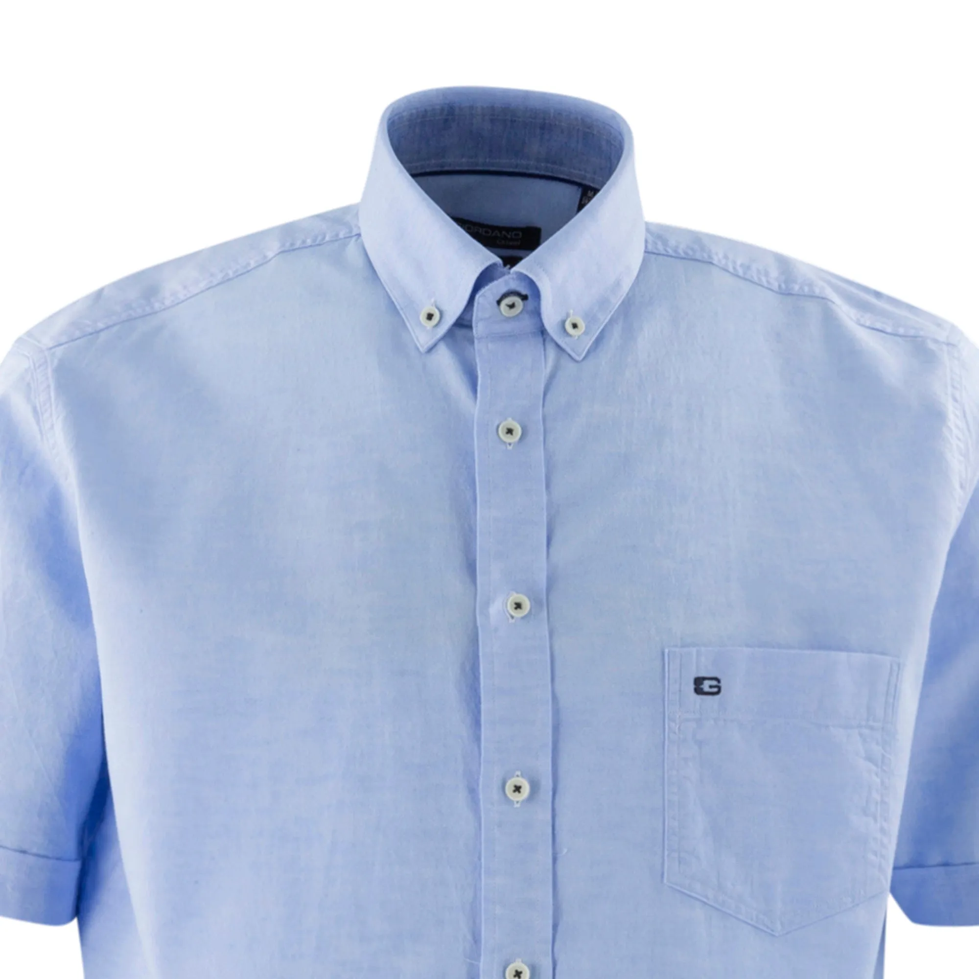 Camisa lisa manga corta 416001