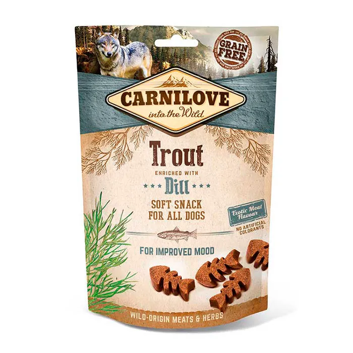 Carnilove snack semi húmedo Trucha
