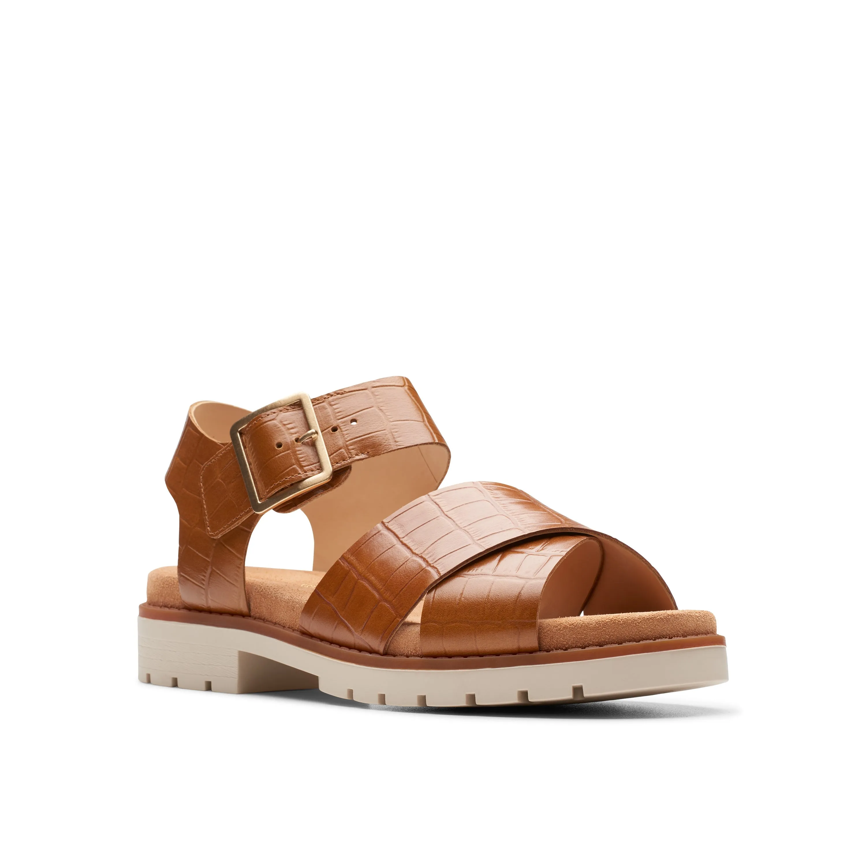 CLARKS | SANDALIAS CASUAL MUJER | ORINOCO CROSS TAN INTEREST | MARRÓN