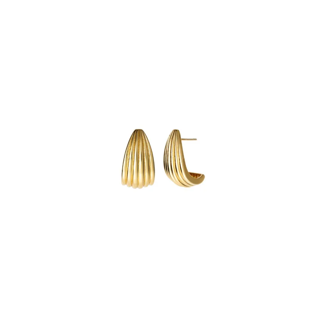 ELEGANT STRIPED DROP ESSENTIAL EARRINGS