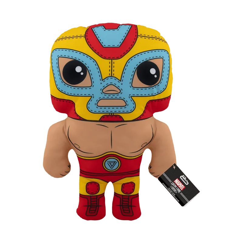 Funko Pop Plush: Marvel Lucha Libre - Iron Man El Heroe Invicto 17 Pulgadas Peluche