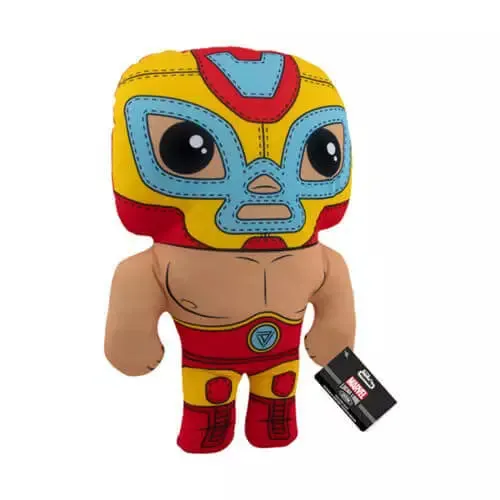 Funko Pop Plush: Marvel Lucha Libre - Iron Man El Heroe Invicto 17 Pulgadas Peluche