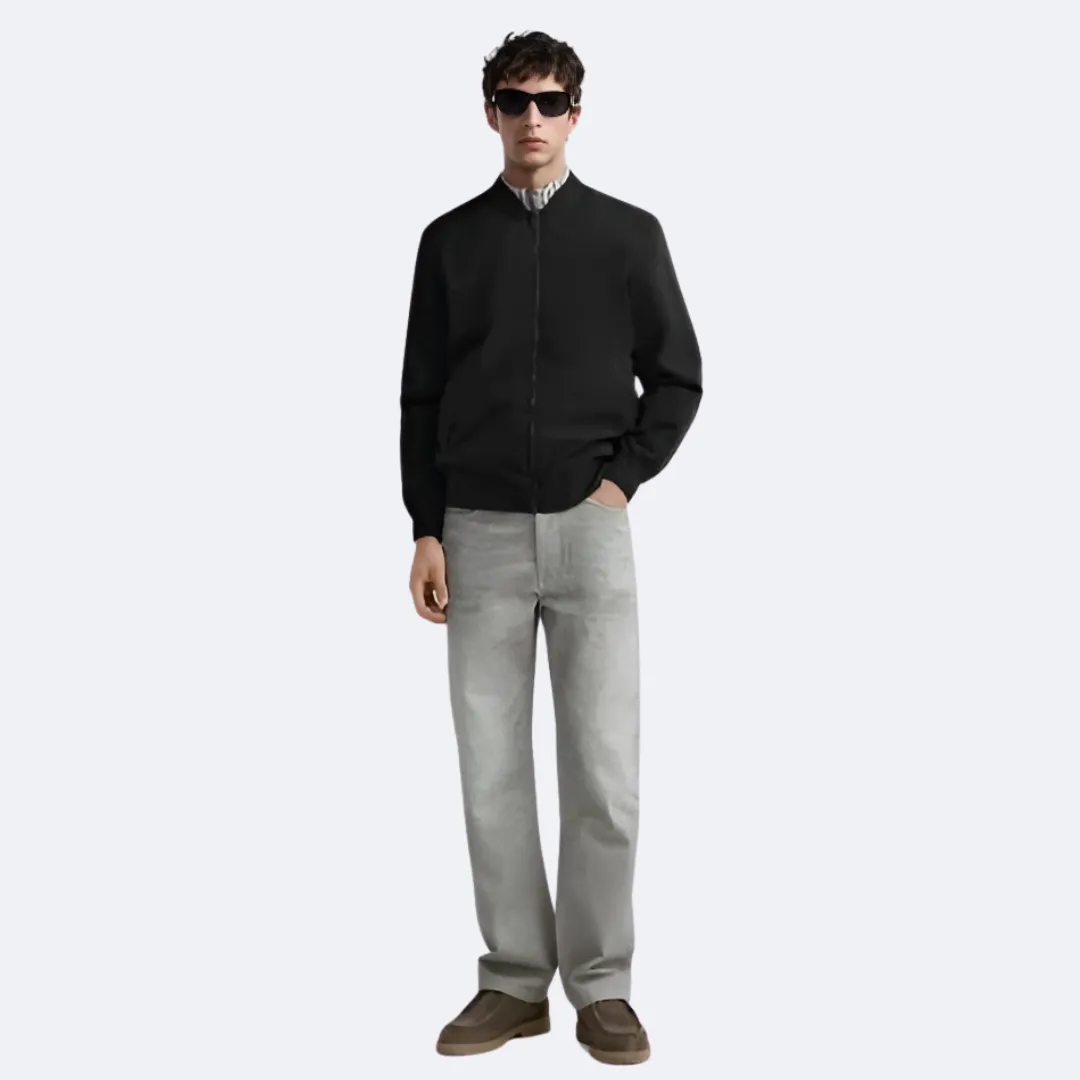Jaqueta Baseball Suede