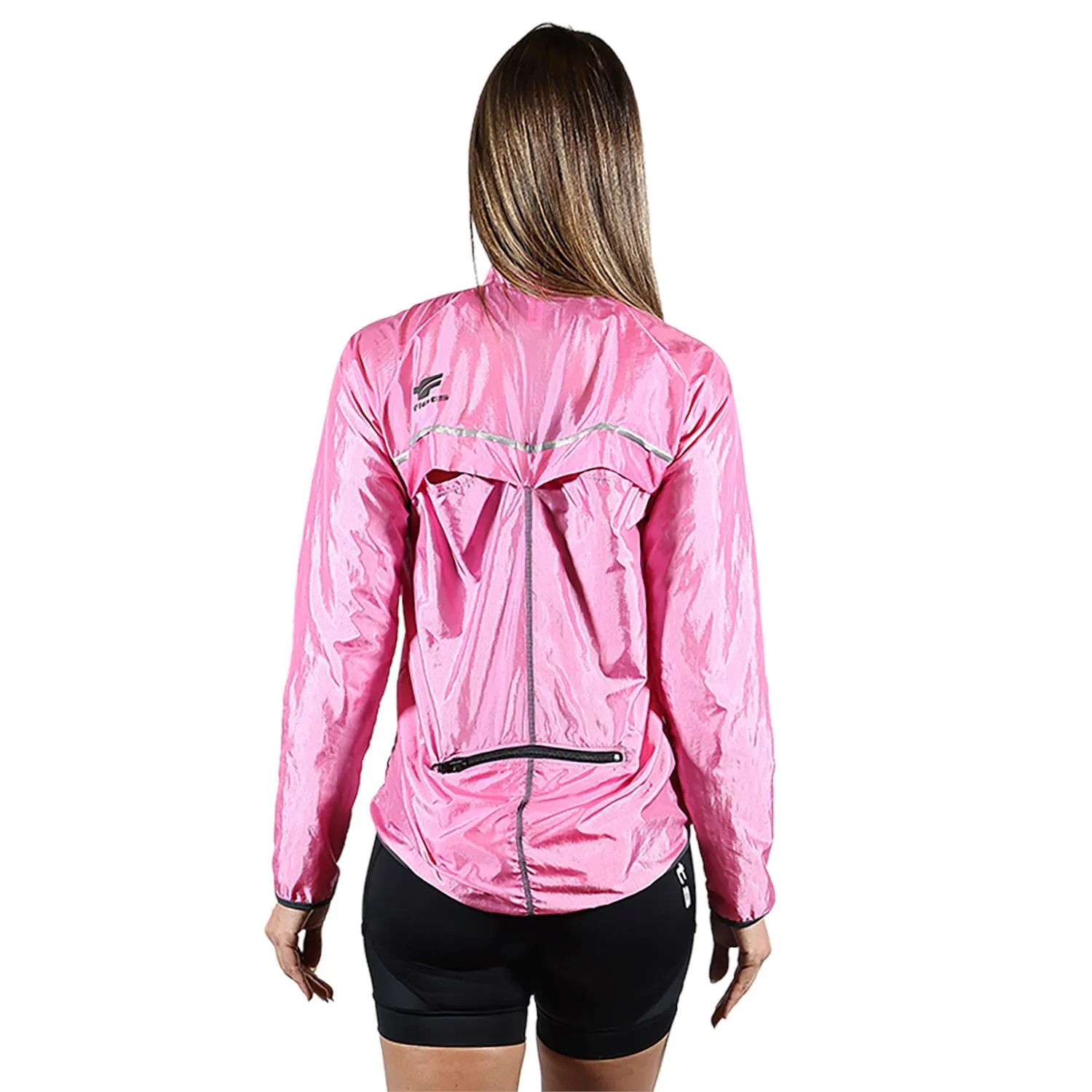 Jaqueta Corta Vento Feminina Rosa