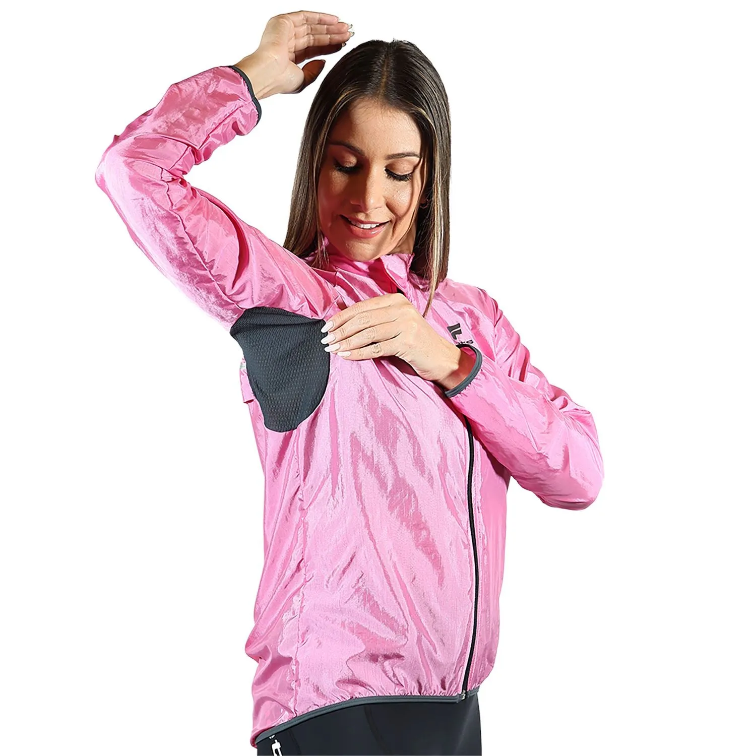 Jaqueta Corta Vento Feminina Rosa