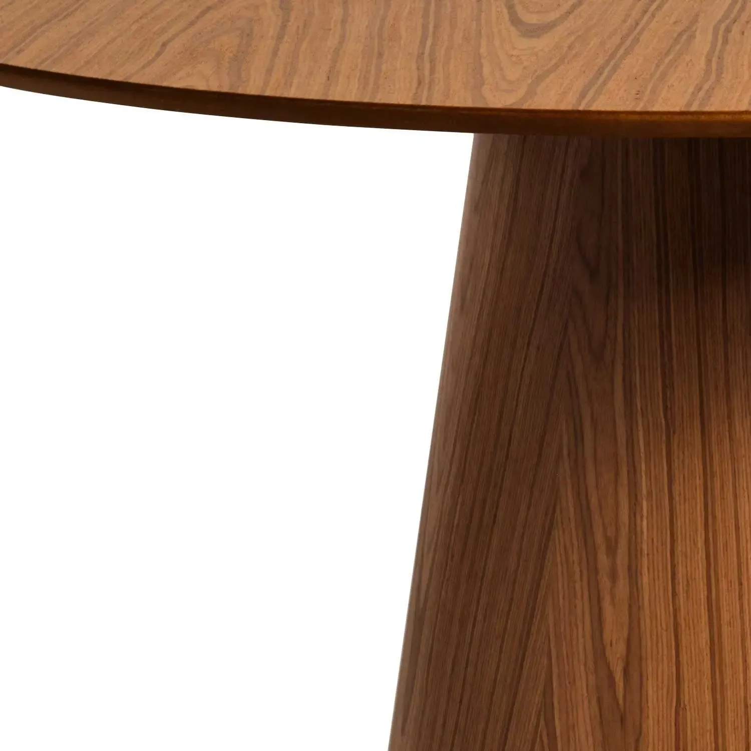 Mesa de Jantar Redonda Mikonos 120 cm - Castanho