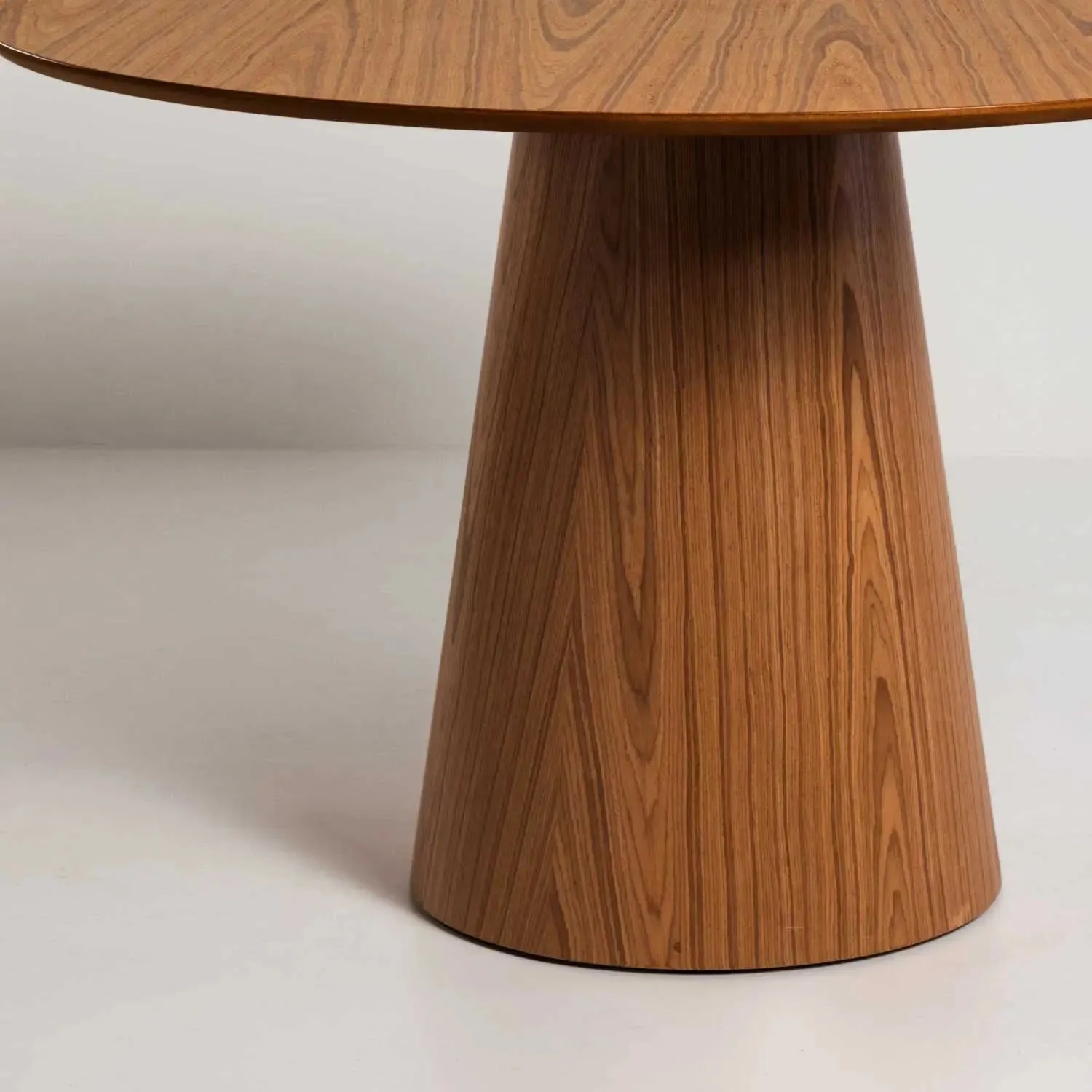 Mesa de Jantar Redonda Mikonos 120 cm - Castanho