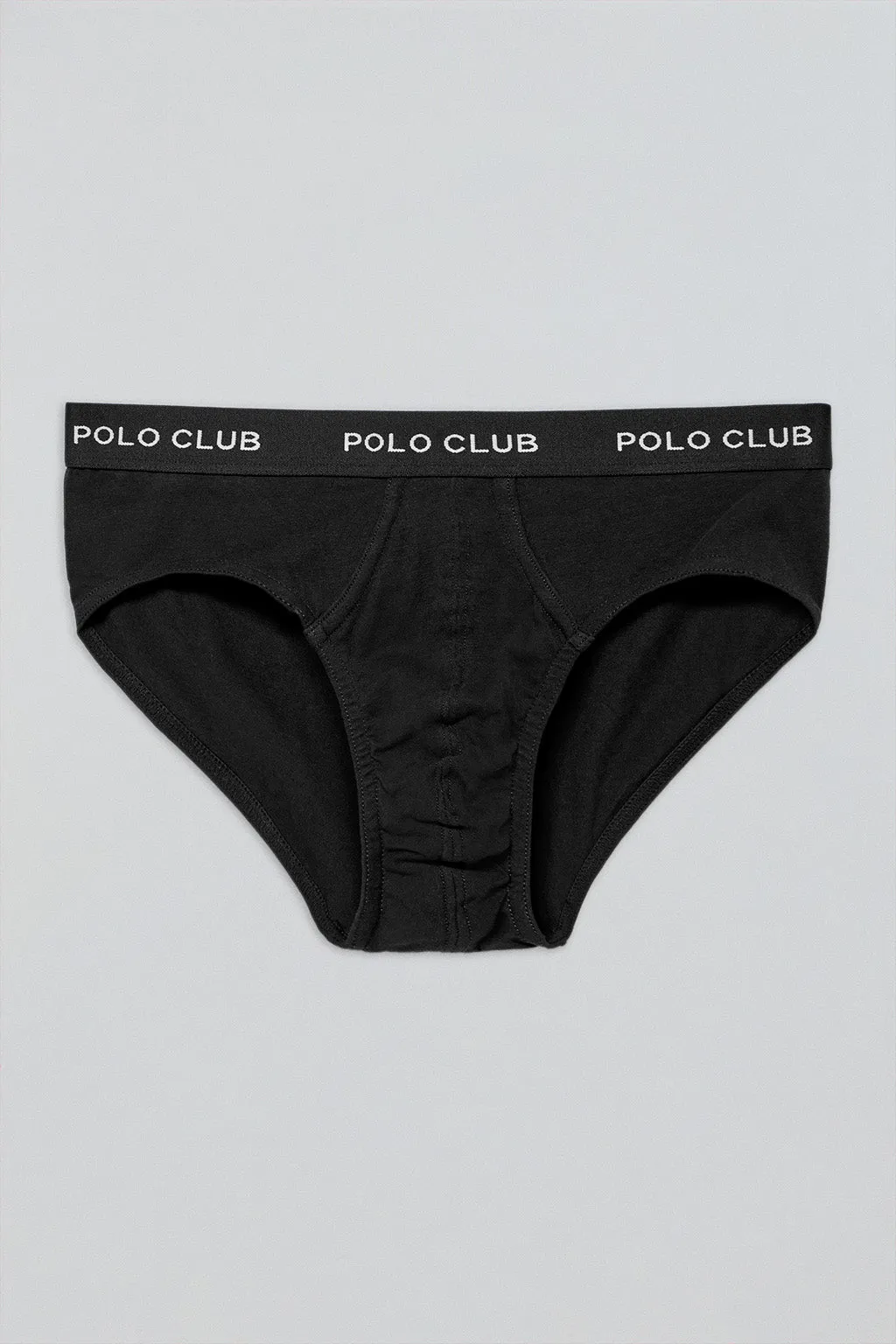 Pack de dos slips negros con detalle Polo Club