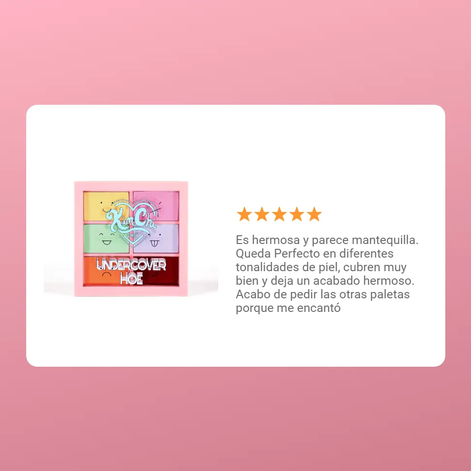 PALETA UNIVERSAL DE CORRECTORES "UNDERCOVER HOE" - KIMCHI CHIC