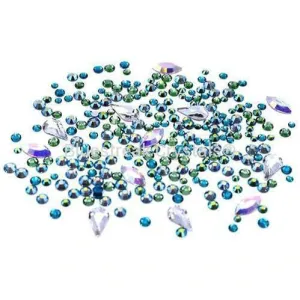Preciosa Mystic Mermaid Mix of Flatback Crystals