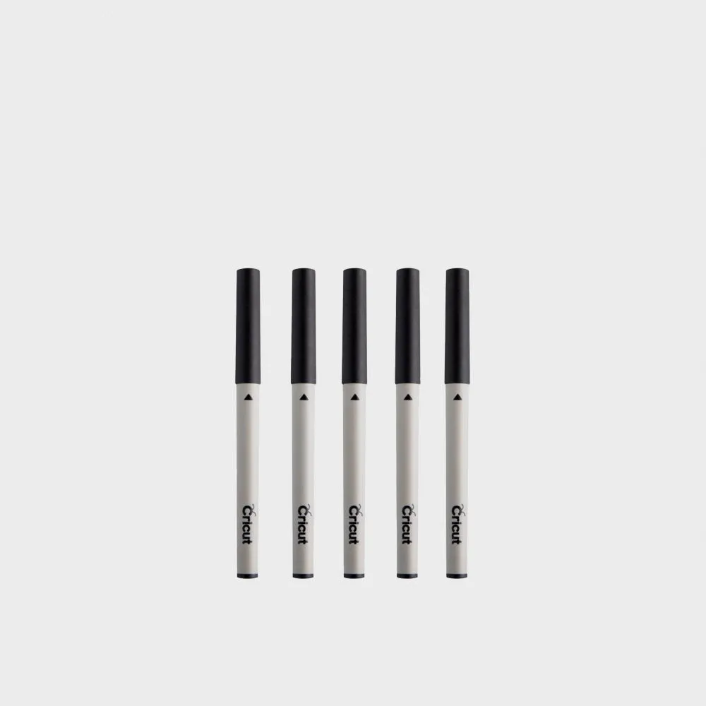 Set 5 Bolígrafos Negros Cricut