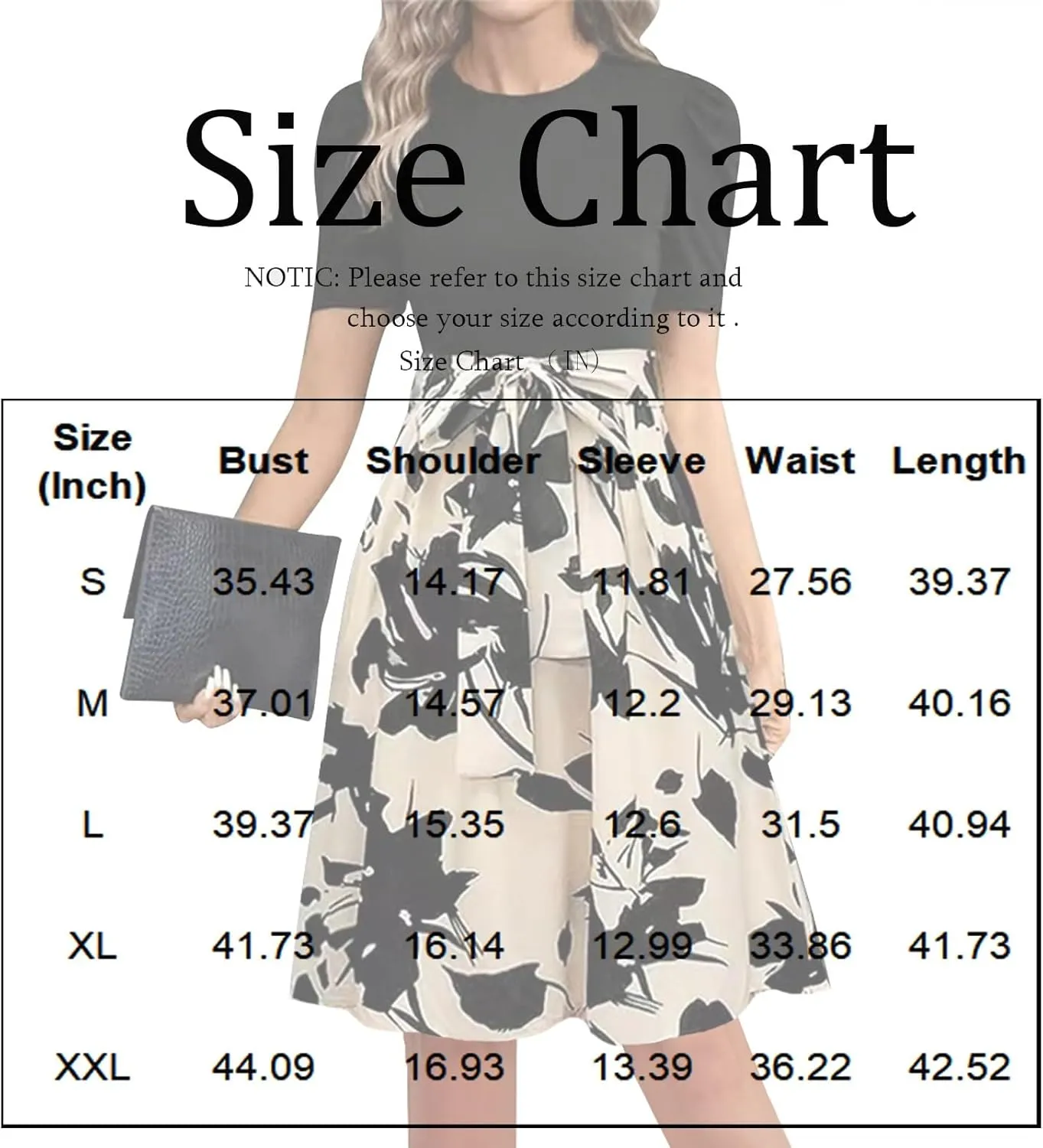 Summer Dresses for Women 2025 Puff Short Sleeve Empire Waist Belted Knee Length Floral Dress A Line Flowy Tea Dresses
