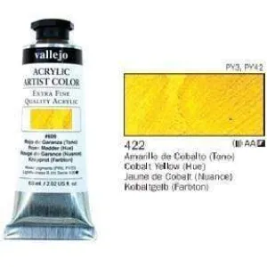 Vallejo pintura acrilica 60ml 422 amarillo de cobalto