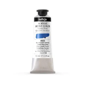 Vallejo pintura acrilica 60ml 603 azul cobalto intenso