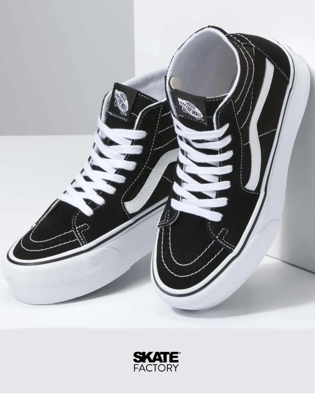 VANS TENIS DAMA PLATAFORMA SK8 NEGRO BLANCO