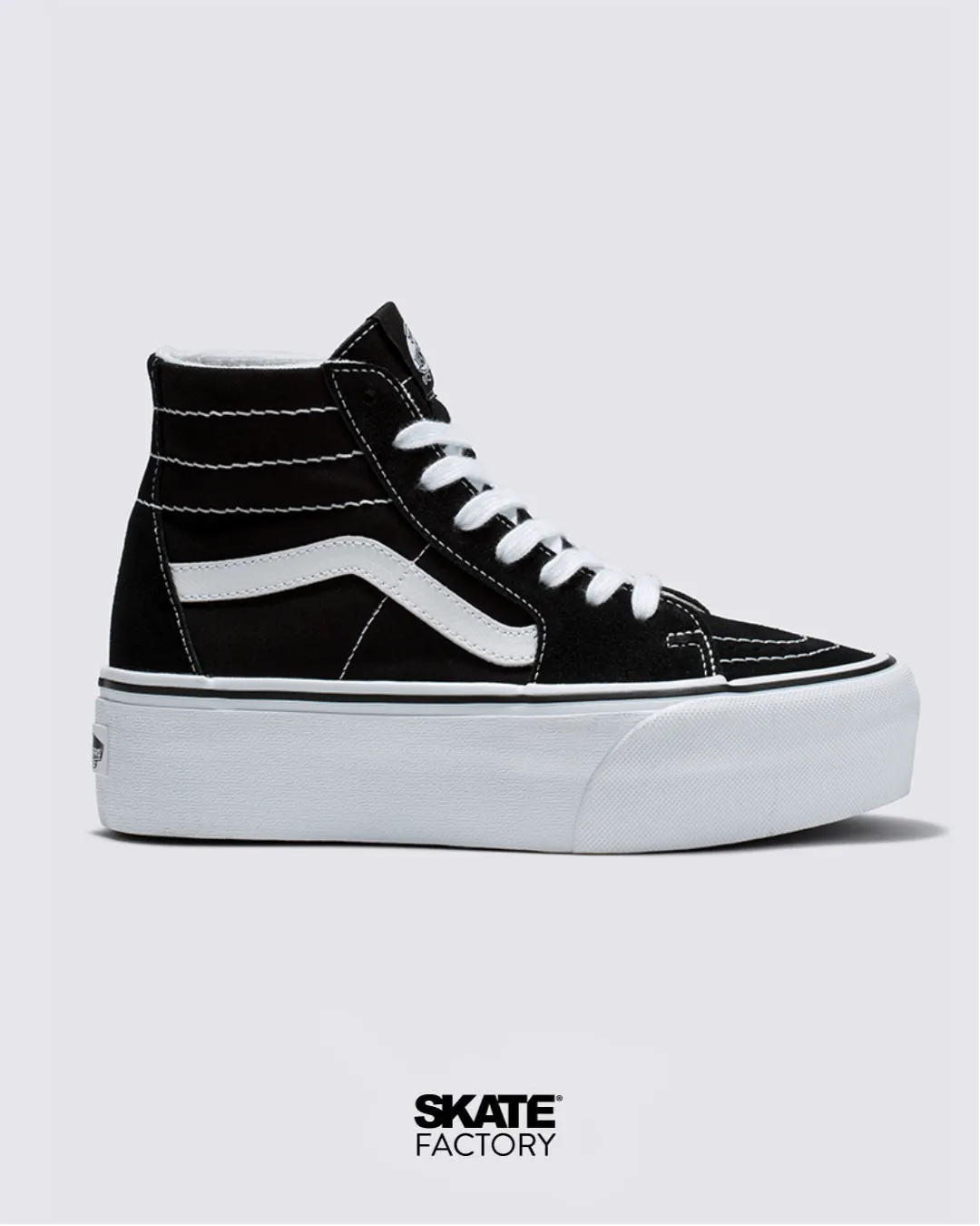VANS TENIS DAMA PLATAFORMA SK8 NEGRO BLANCO