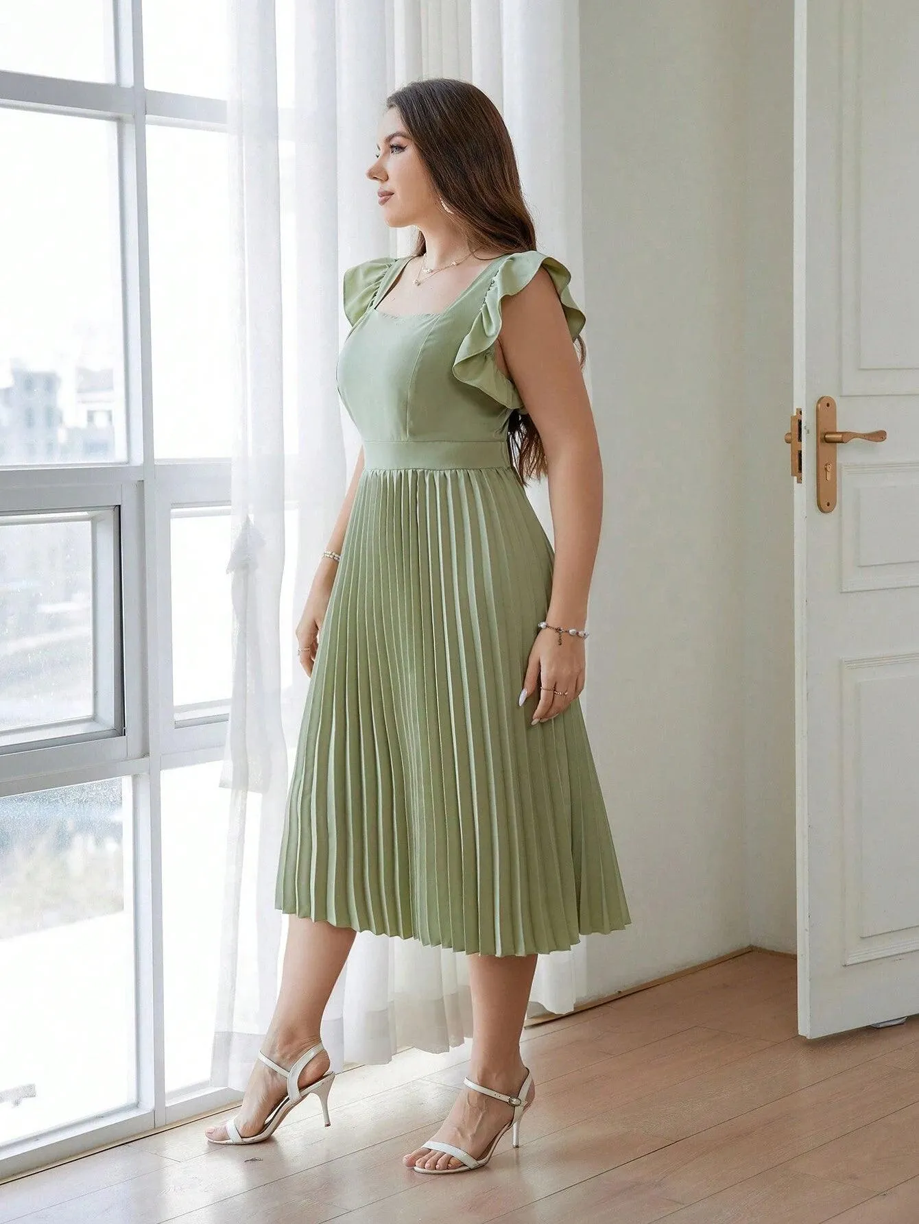 Vestido Longo Elegante Plus Size - Tabitha
